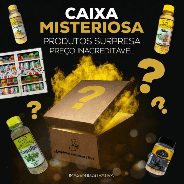 Caixa Misteriosa Karpinski – Surpresas cheias de sabor